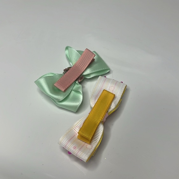 BLINGY GIRLS HAIR BOWS - Picture 2 of 4